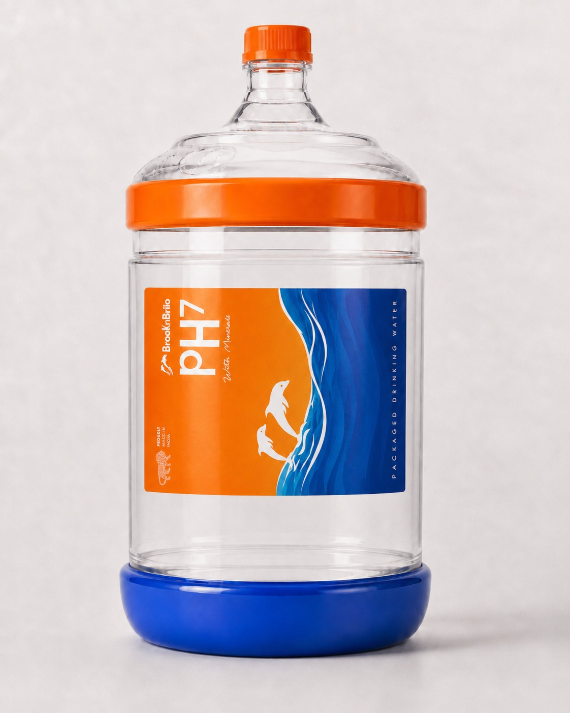 BrooknBriio pH 7 packaged drinking water jar